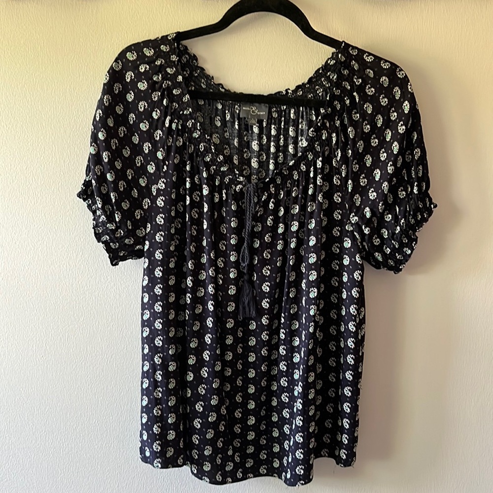 Navy blue shirt